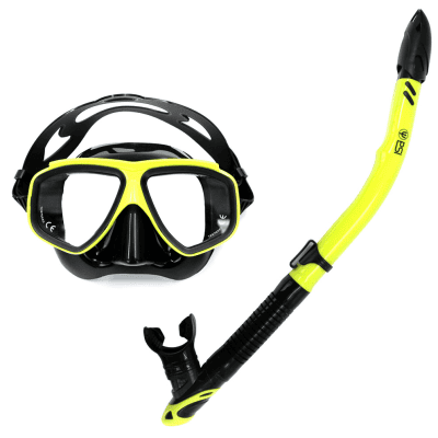 Bộ Kính Ống Thở Adventure II LX Lime