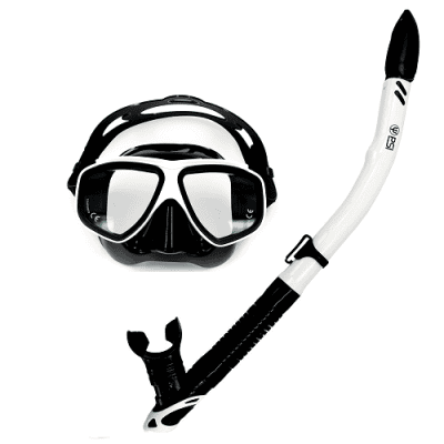 Bộ Kính Ống Thở Adventure II LX White