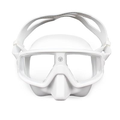 Kính lặn biển tự do PSI Apnea Free Diving All White